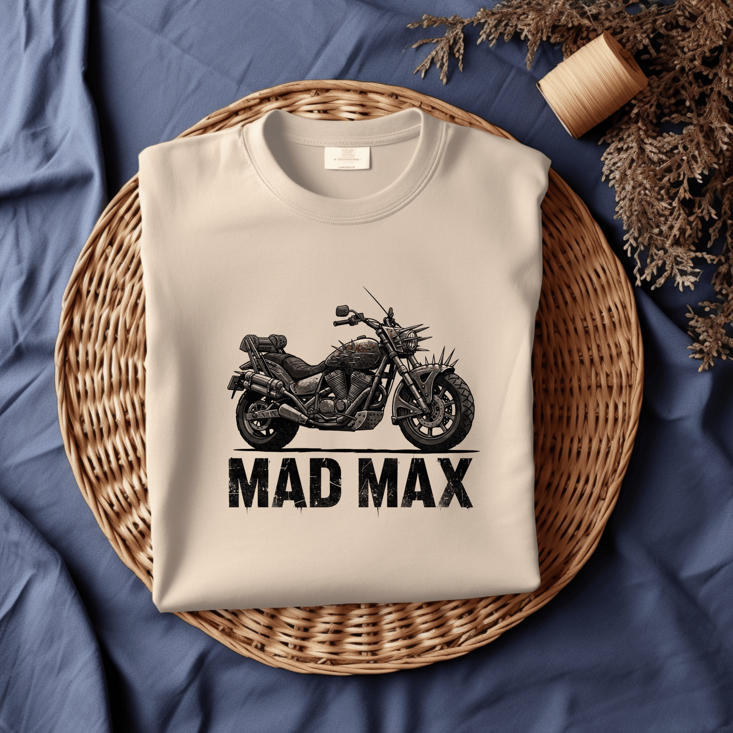 Mad Max Women’s Biker T-Shirt – Heavyweight Gildan® 5000 Crewneck