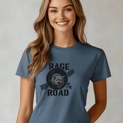 Rage On The Road Heavyweight Unisex Crewneck T-shirt | Gildan® 5000