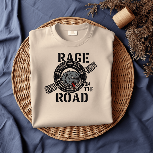 Rage On The Road Heavyweight Unisex Crewneck T-shirt | Gildan® 5000