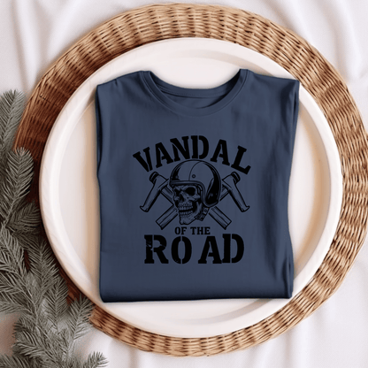 Vandal of the Road Women’s Biker T-Shirt – Heavyweight Gildan® 5000 Crewneck