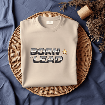 Born to Lead Women’s Biker T-Shirt – Heavyweight Gildan® 5000 Crewneck