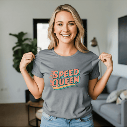 Speed Queen Women’s Biker T-Shirt – Heavyweight Gildan® 5000 Crewneck