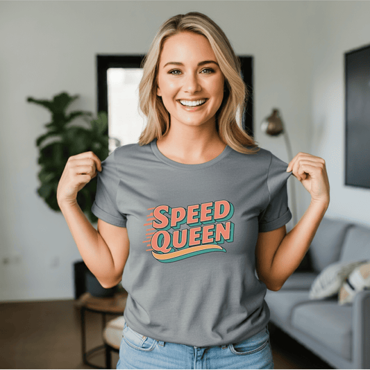 Speed Queen Women’s Biker T-Shirt – Heavyweight Gildan® 5000 Crewneck