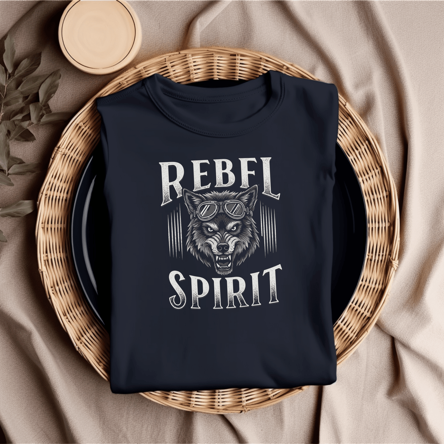 Rebel Spirit Women’s Biker T-Shirt – Heavyweight Gildan® 5000 Crewneck
