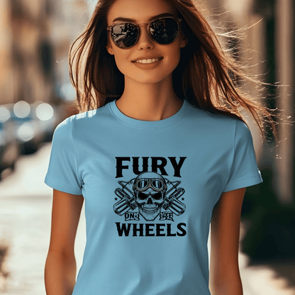 Fury On Wheels Heavyweight Unisex Crewneck T-shirt | Gildan® 5000