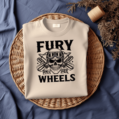 Fury On Wheels Heavyweight Unisex Crewneck T-shirt | Gildan® 5000