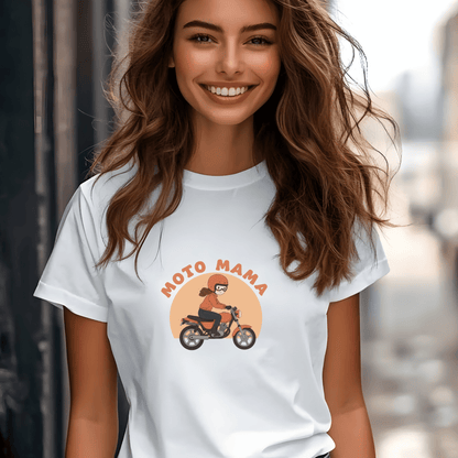 Moto Mama Heavyweight Unisex Crewneck T-shirt | Gildan® 5000
