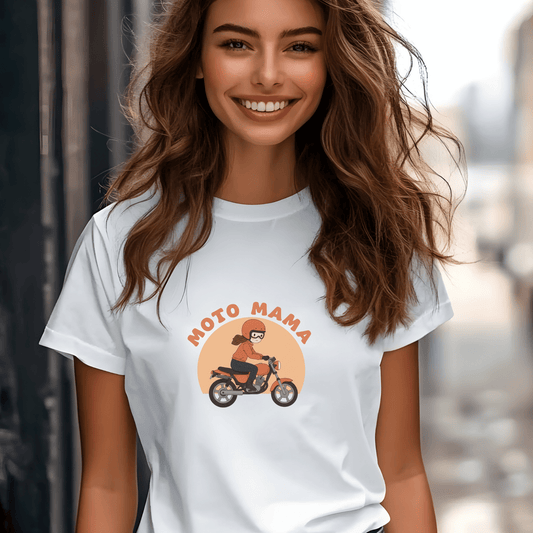 Moto Mama Heavyweight Unisex Crewneck T-shirt | Gildan® 5000
