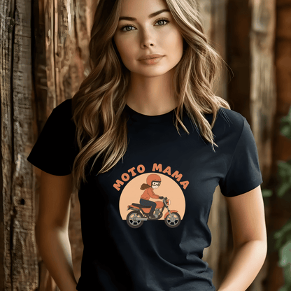 Moto Mama Heavyweight Unisex Crewneck T-shirt | Gildan® 5000