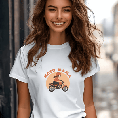 Moto Mama Heavyweight Unisex Crewneck T-shirt | Gildan® 5000