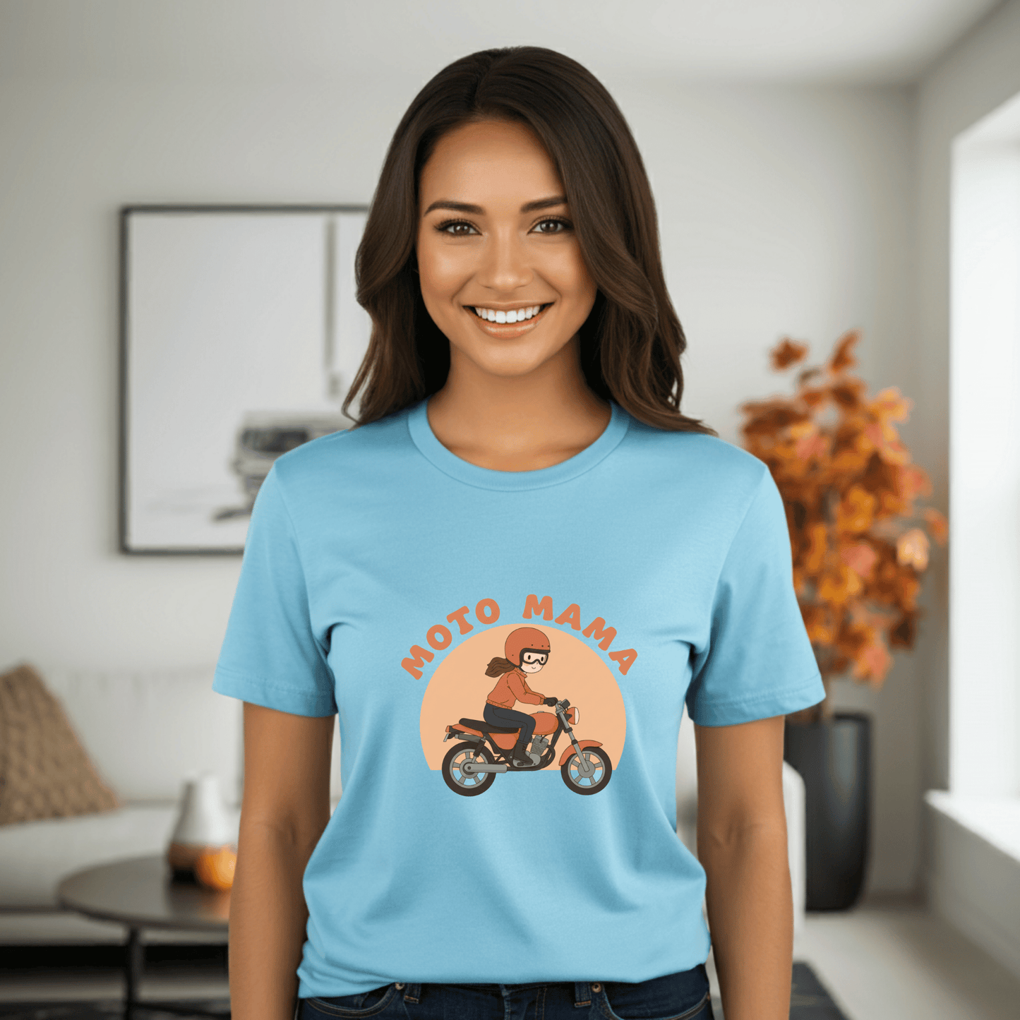 Moto Mama Heavyweight Unisex Crewneck T-shirt | Gildan® 5000