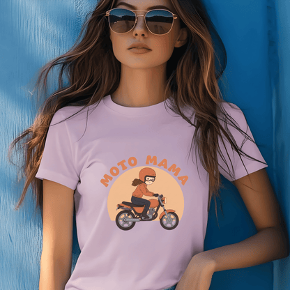 Moto Mama Heavyweight Unisex Crewneck T-shirt | Gildan® 5000